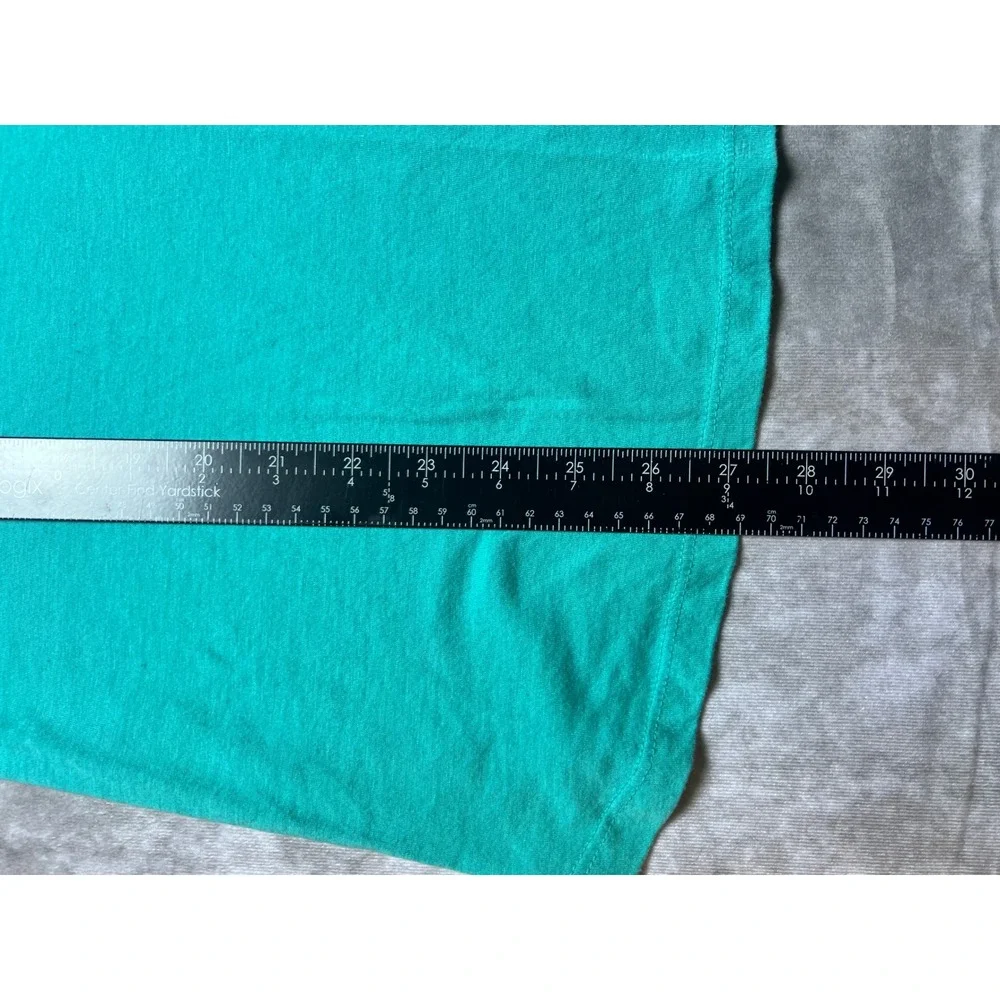 Harley Davidson Raglan T-Shirt Womens L Teal Grey Arrowhead Peoria AZ V-Neck